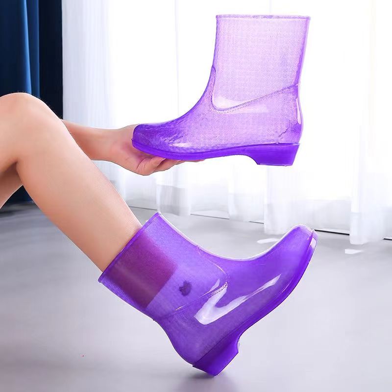 Soft Sole Booties - New Women's Rain Shoes Soft Sole