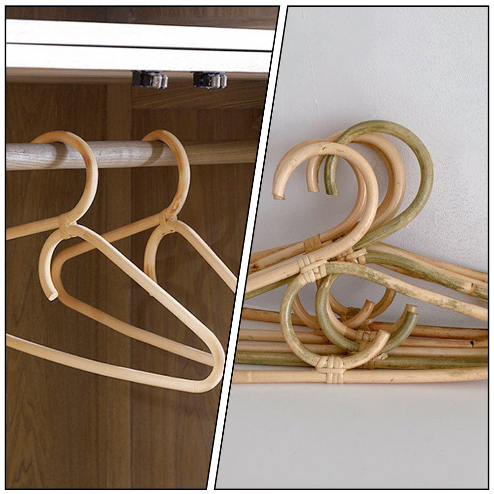 Baby Clothing Drying Rack - 1Pcs Kids Rattan Clothes Hanger Standard