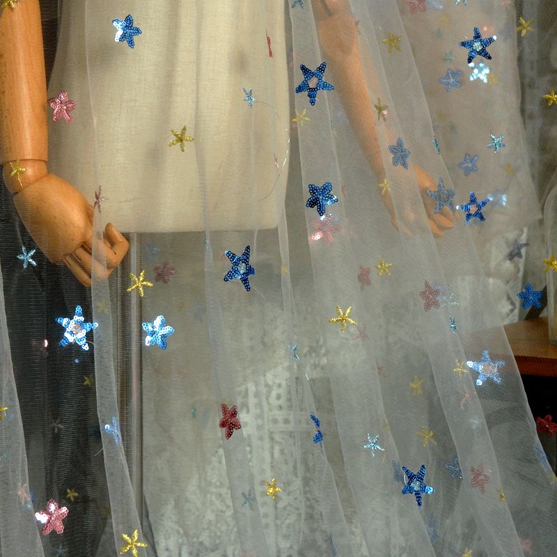 50x150cm Embroidered Star Net  - огляд і ціна Baby Clothing Organic