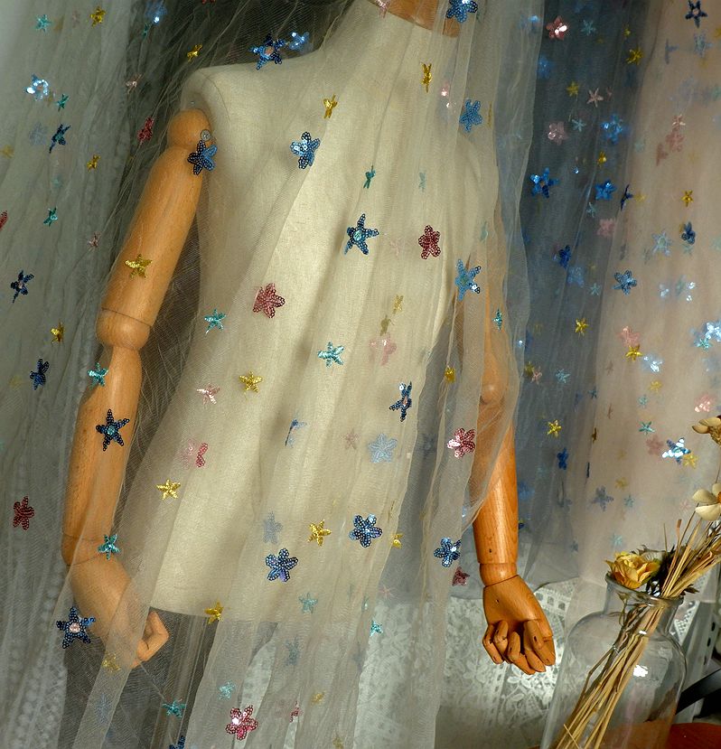 50x150cm Embroidered Star Net  - огляд і ціна Baby Clothing Organic