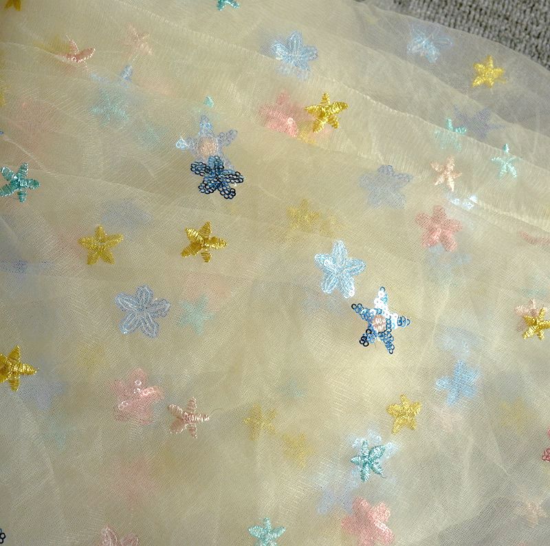 50x150cm Embroidered Star Net  - огляд і ціна Baby Clothing Organic