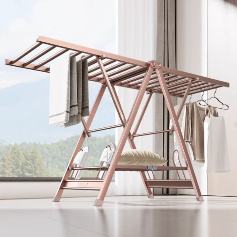 Four Seasons Folding Hanger fo - огляд і ціна Baby Clothing Drying Rack