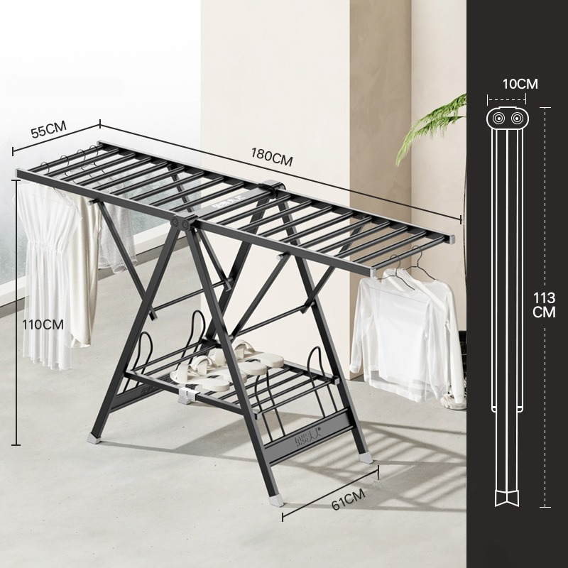 Four Seasons Folding Hanger fo - огляд і ціна Baby Clothing Drying Rack