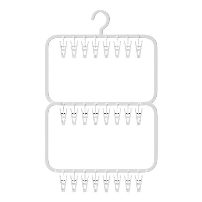 New Multi-clip Sock Hanger Mul - огляд і ціна Baby Clothing Drying Rack