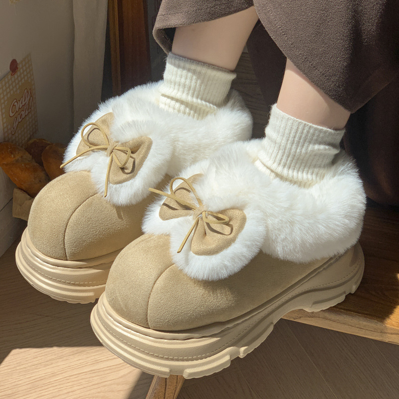 Warm Faux Fur Fluffy Slippers  - огляд і ціна Soft Sole Booties