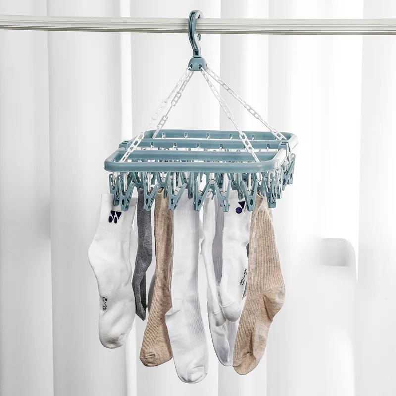 Clothes Drying Hanger with 32  - огляд і ціна Baby Clothing Drying Rack