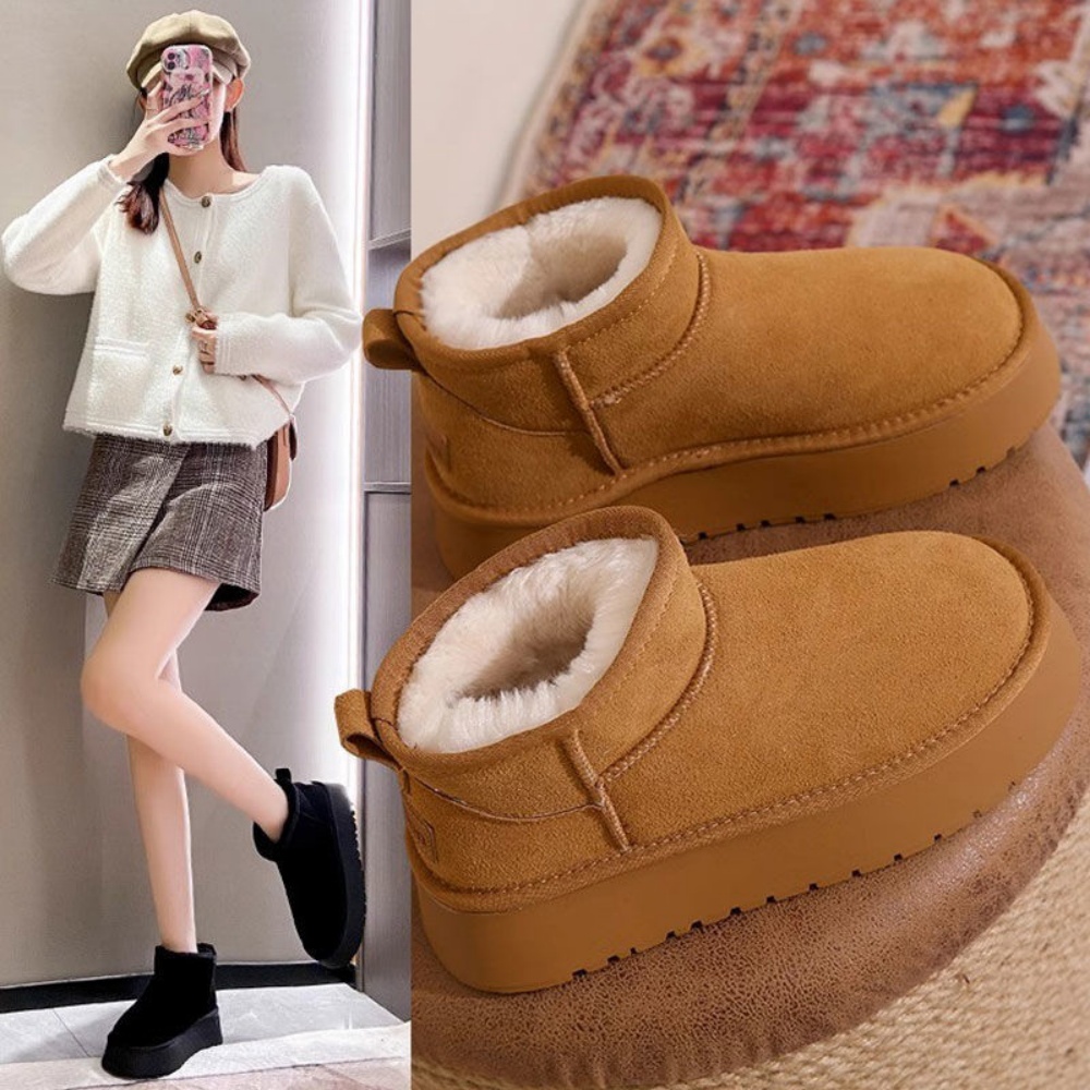 Women's Thick-Soled Snow Boots - огляд і ціна Soft Sole Booties