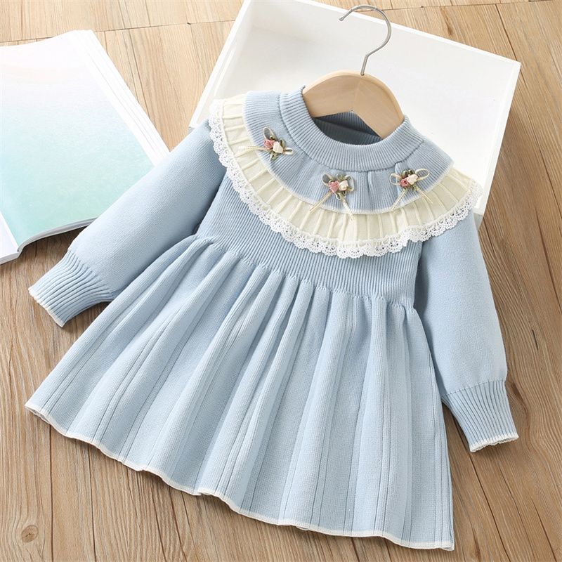 Baby Girls' Knitted Dress Chil - огляд і ціна Baby Clothing Jumpers