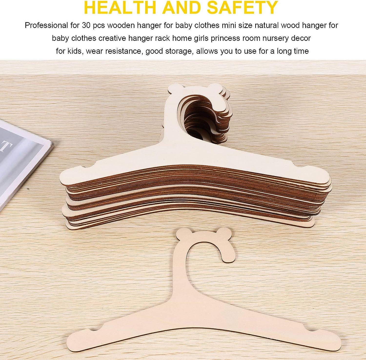 20pcs Baby Clothes Rack Wooden - огляд і ціна Baby Clothing Drying Rack
