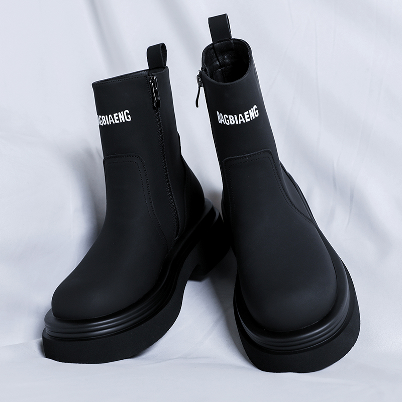 Thick Soled Letter Men Chelsea - огляд і ціна Soft Sole Booties