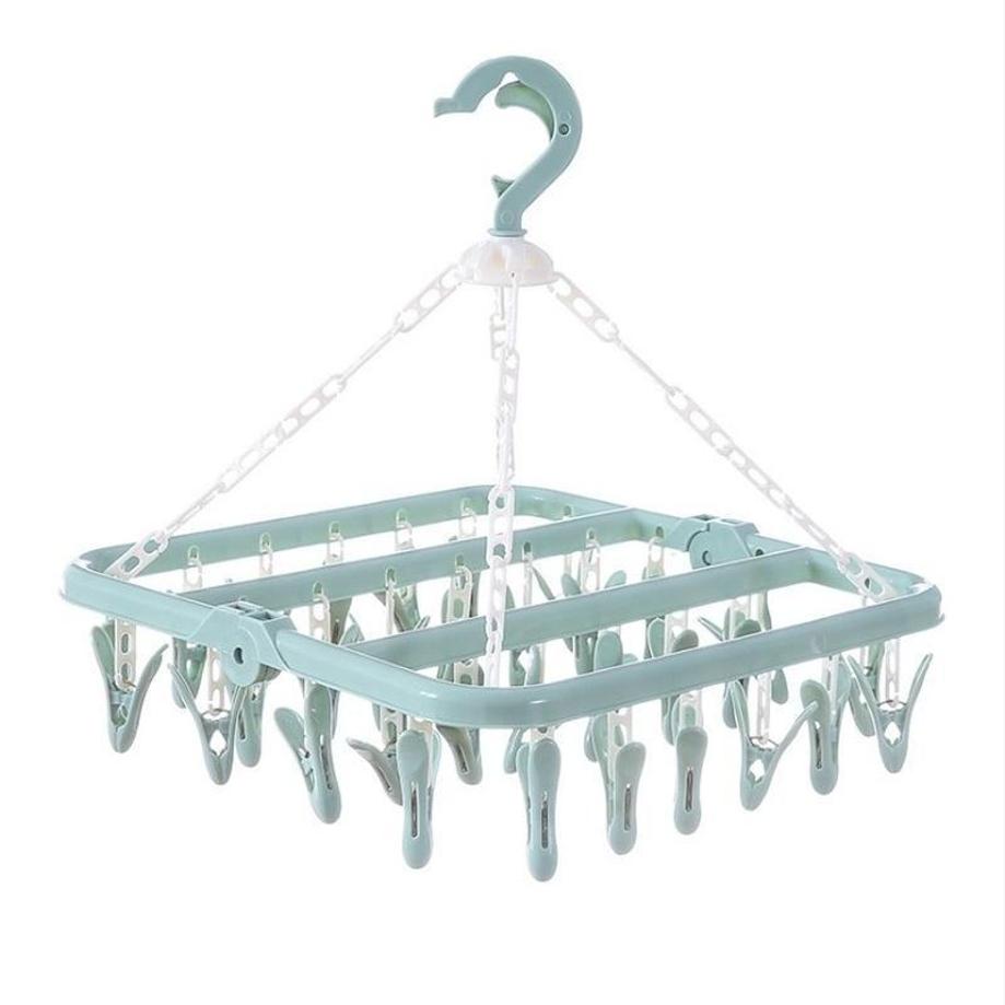 1 Pcs 32 Clips Folding Clothes - огляд і ціна Baby Clothing Drying Rack