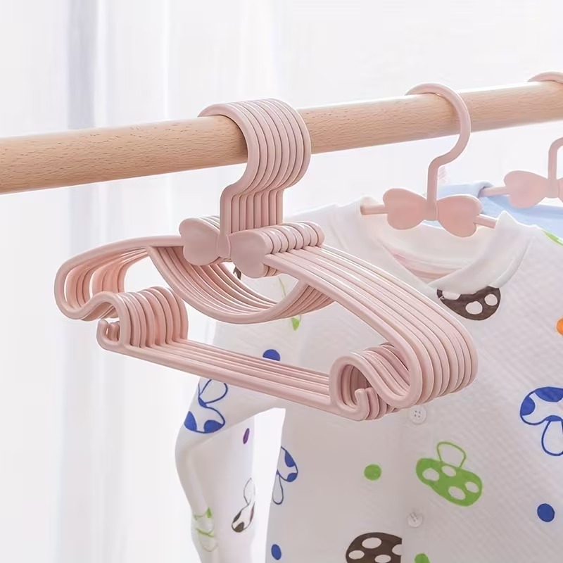 10-100PCS Kids Plastic Hangers - огляд і ціна Baby Clothing Drying Rack