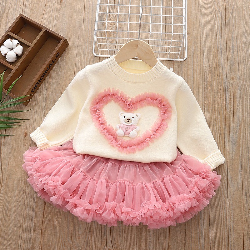 Girl's Jumper Set Autumn and W - огляд і ціна Baby Clothing Jumpers