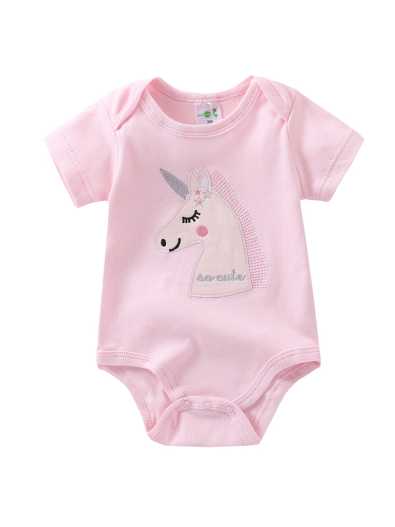 5pcs Girls' Short-Sleeve Bodys - огляд і ціна Baby Clothing Essentials Newborn