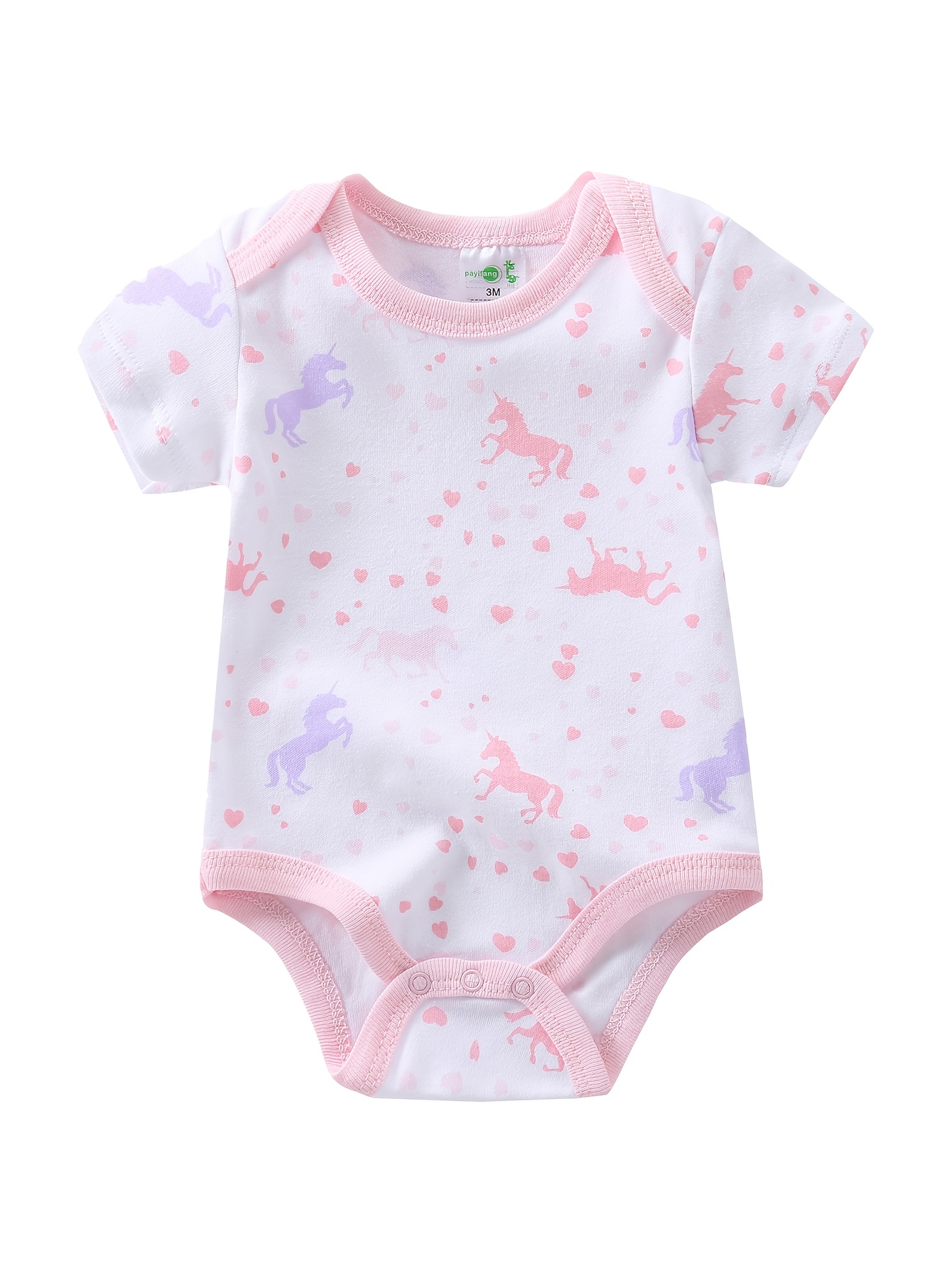 5pcs Girls' Short-Sleeve Bodys - огляд і ціна Baby Clothing Essentials Newborn