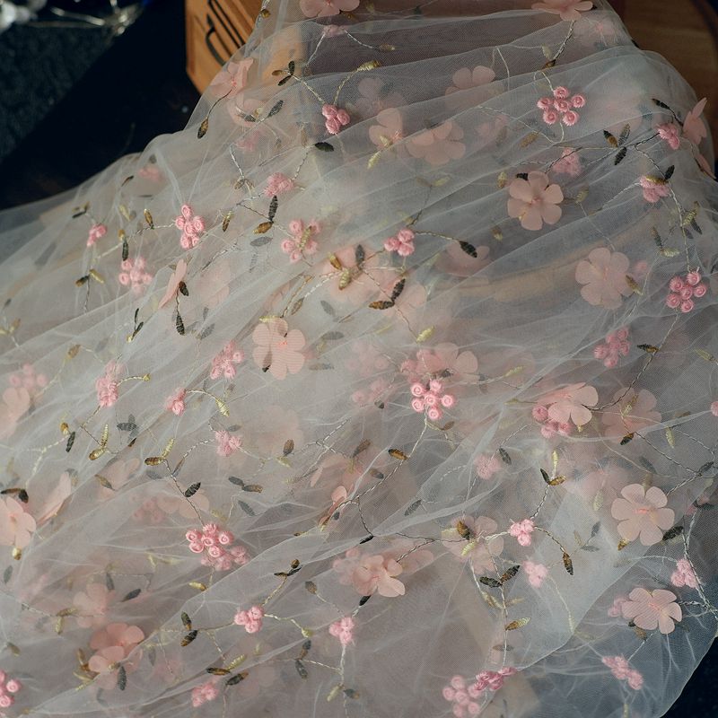 0.5m Embroidered Flower Mesh F - огляд і ціна Baby Clothing Organic