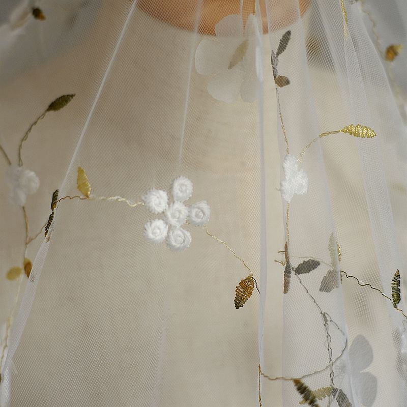 0.5m Embroidered Flower Mesh F - огляд і ціна Baby Clothing Organic
