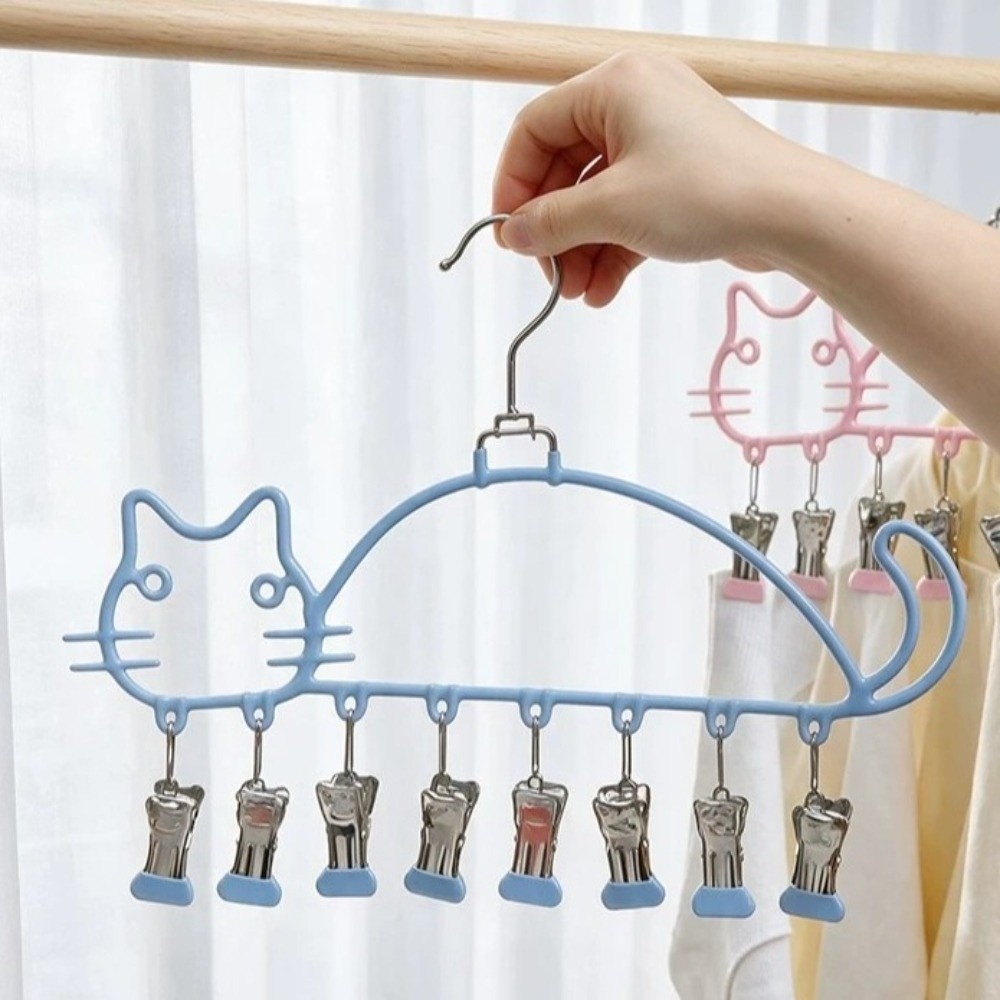 Cat Shape Socks Drying Rack Wa - огляд і ціна Baby Clothing Drying Rack