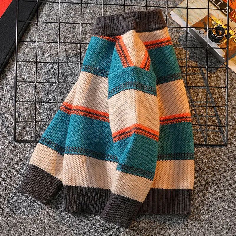 Boys Knitted Sweater New Winte - огляд і ціна Baby Clothing Jumpers