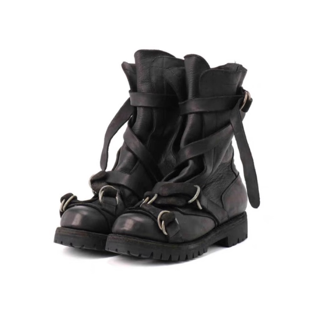 Men's Leather Motorcycle Boots - огляд і ціна Soft Sole Booties
